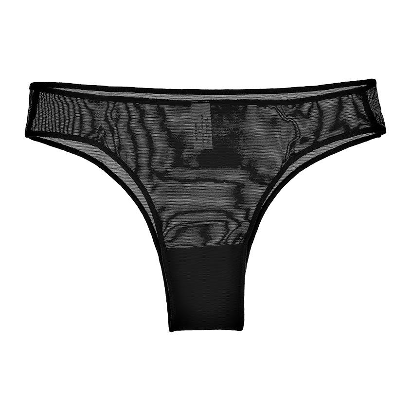 Трусы женские `TRENDY LOOK` в сетку (черный) (S)