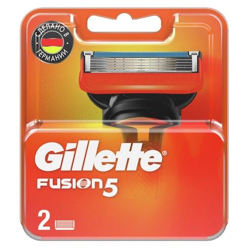 Кассеты для станка `GILLETTE` `FUSION` 2 шт