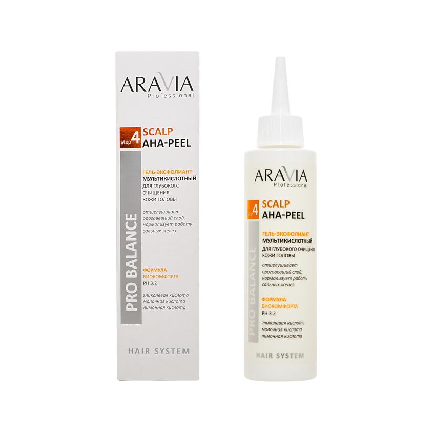 Гель-эксфолиант для кожи головы `ARAVIA` `PROFESSIONAL` HAIR SYSTEM мультикислотный (для глубокого очищения) 150 мл