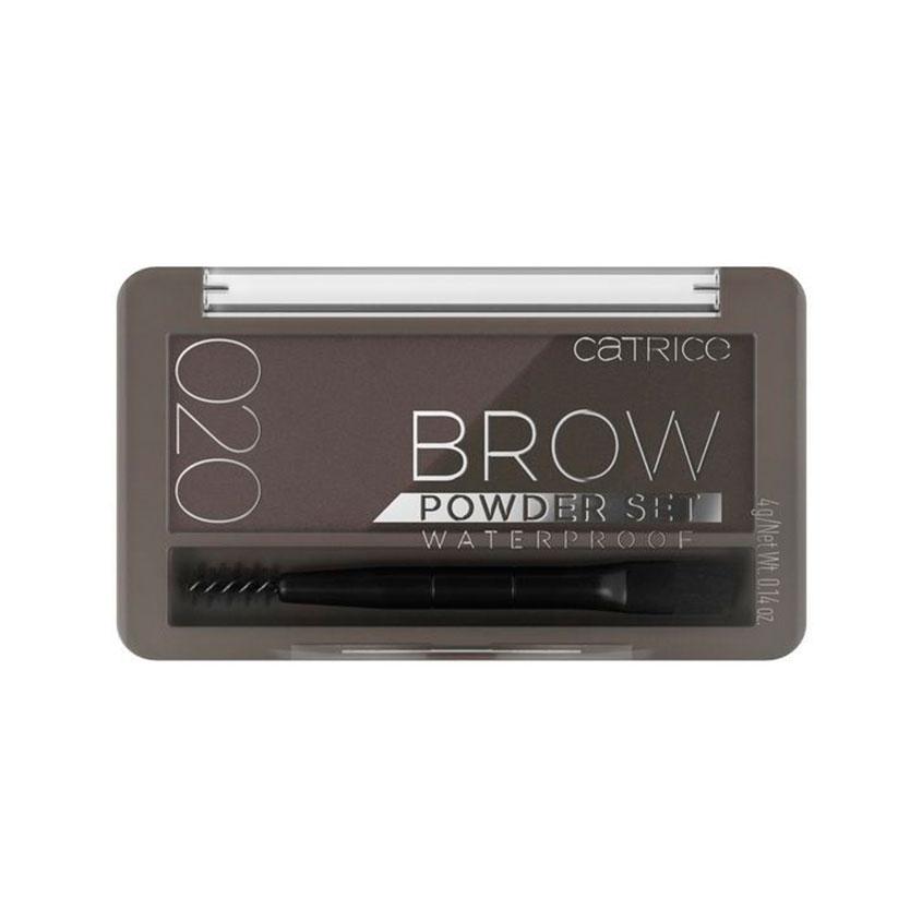 Пудра для бровей `CATRICE` BROW POWDER SET WATERPROOF водостойкая тон 020