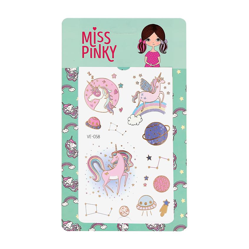 Татуировки переводные `MISS PINKY` 12 x 7,5 см