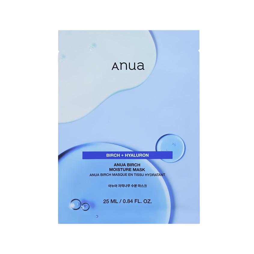 Маска для лица `ANUA` BIRCH увлажняющая с берёзовым соком 25 мл