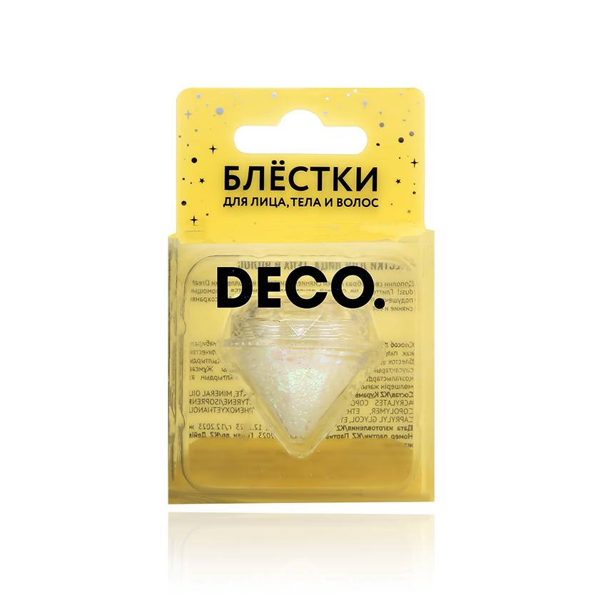 Блестки для лица, тела и волос `DECO.` DREAM DUST white