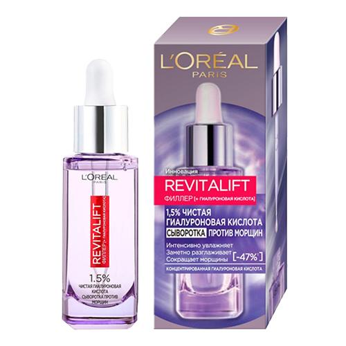 LOREAL | Сыворотка для лица и шеи `LOREAL` REVITALIFT Филлер с гиалуроновой кислотой 30 мл