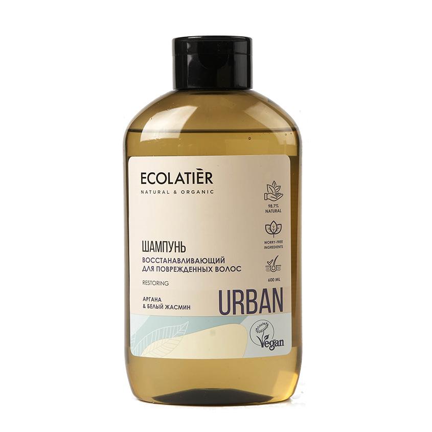 Шампунь для волос `ECOLATIER` URBAN восстанавливающий (для поврежденных волос) 600 мл