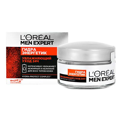 Крем для лица `LOREAL` `MEN EXPERT` ГИДРА ЭНЕРГЕТИК Увлажняющий уход 24Ч 50 мл