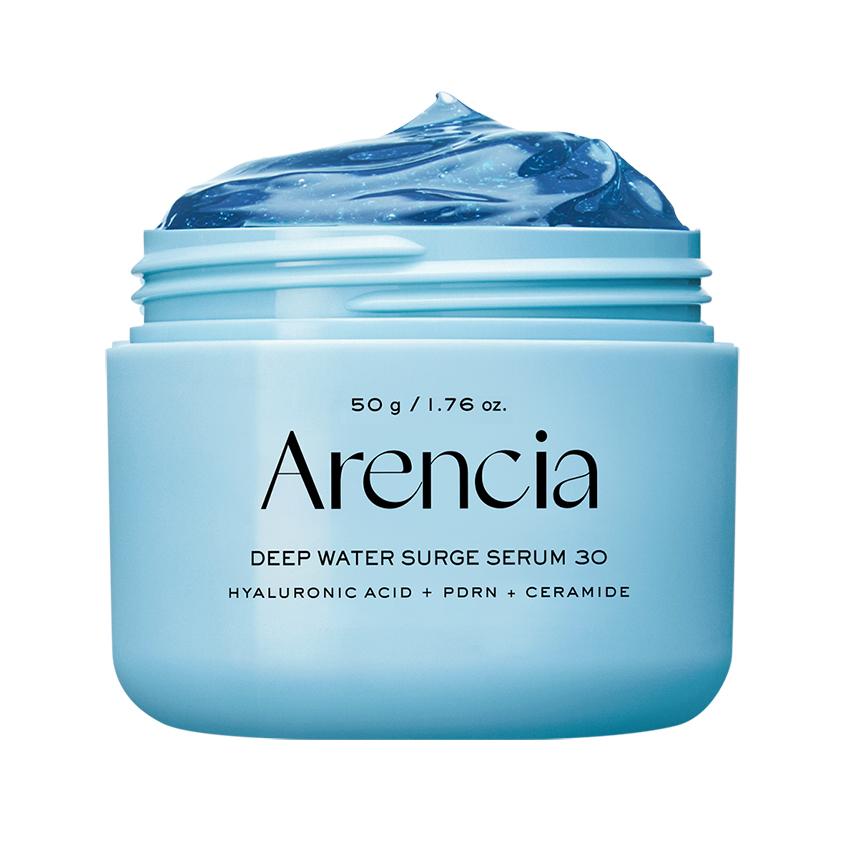 Сыворотка для лица `ARENCIA` DEEP WATER увлажняющая с гиалуроновой кислотой, ПДРН и церамидами 50 г