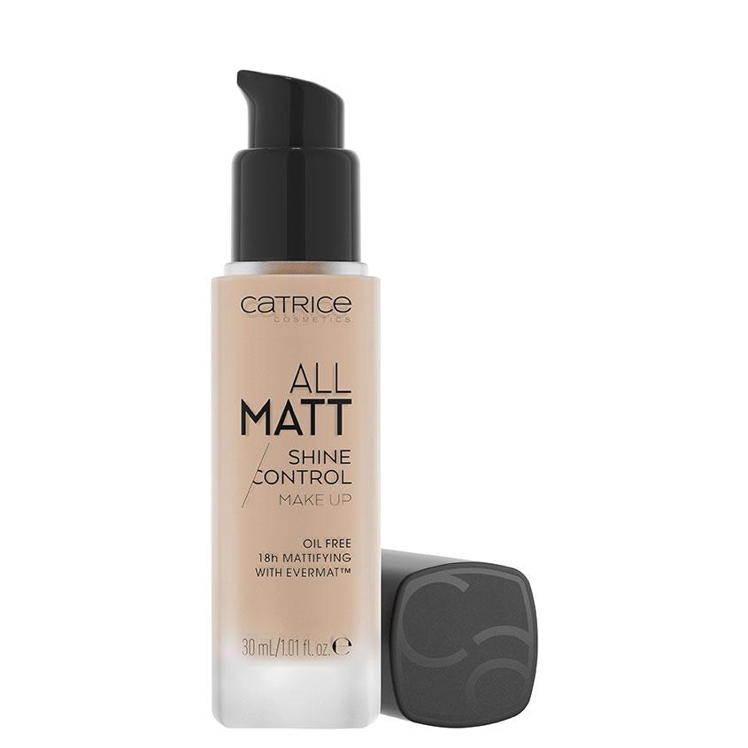 Основа тональная для лица `CATRICE` ALL MATT SHINE CONTROL MAKE UP тон 015 c cool vanilla beige