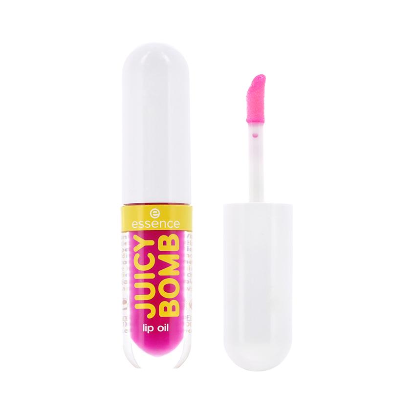 Масло для губ `ESSENCE` `JUICY GLOW` JUICY BOMB увлажняющее тон 05 Cherry cheer