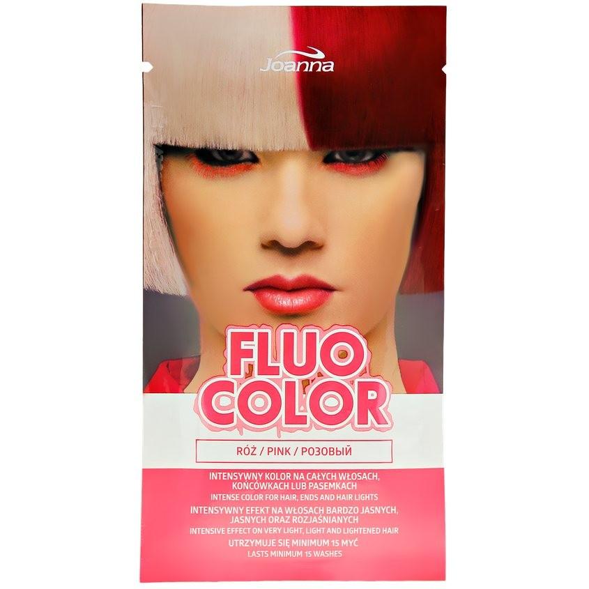 Оттеночный шампунь для волос `JOANNA` FLUO COLOR тон розовый 35 г