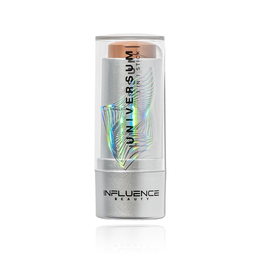 Стик для макияжа лица `INFLUENCE BEAUTY` UNIVERSUM STICK 3 в 1 тон 01