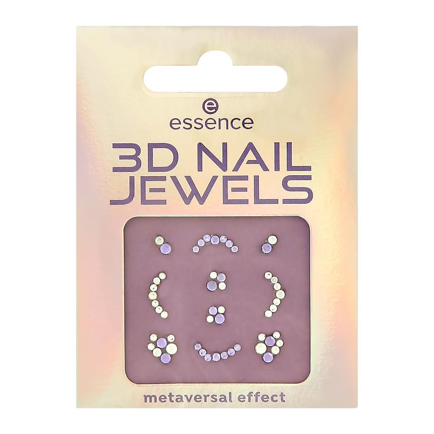 Стикеры для ногтей `ESSENCE` 3D NAIL JEWELS тон 01 Future reality