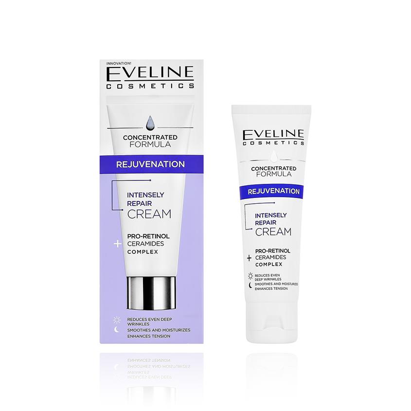 Крем для лица `EVELINE` CONCENTRATED FORMULA с ретинолом (омолаживающий) 50 мл