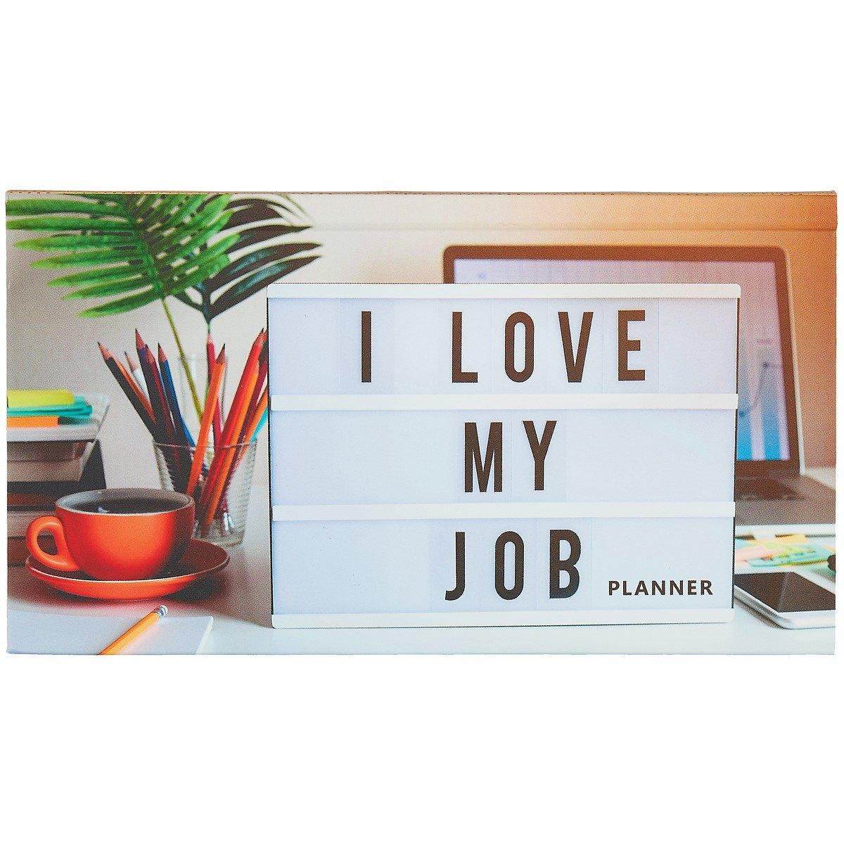 Планинг недат. 64л "My job" настольный, 7БЦ, мат.лам, покрытие Soft Touch, офсет