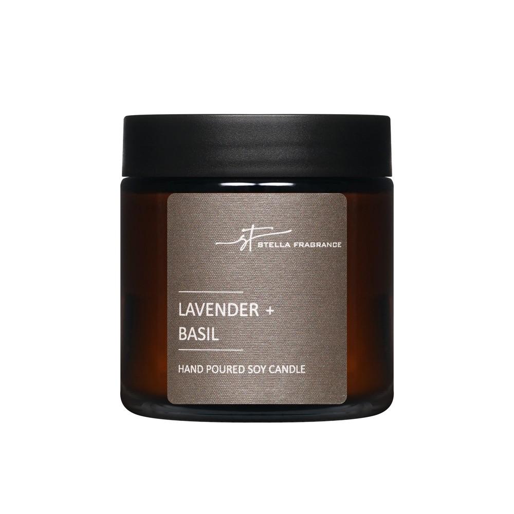 Свеча ароматическая Stella Fragrance Lavender + Basil 90г