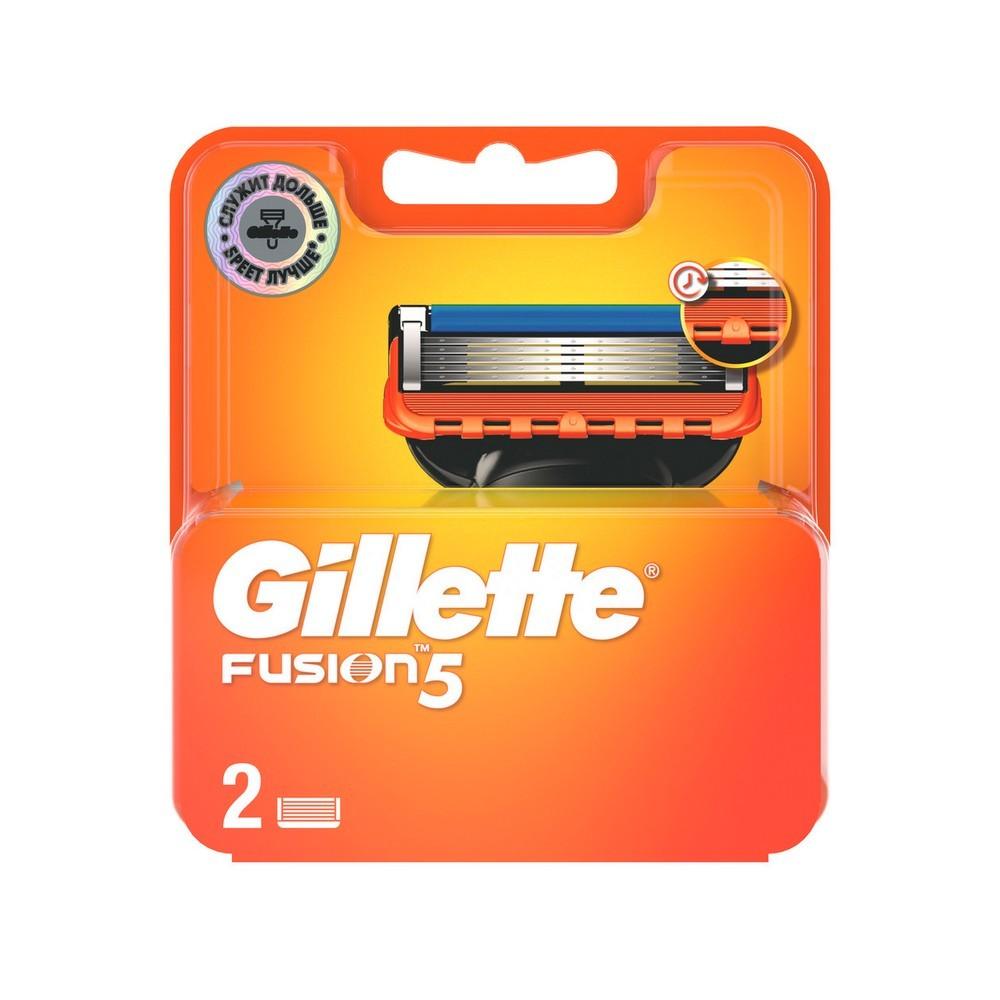 Кассеты для станка Gillette Fusion сменные 2шт