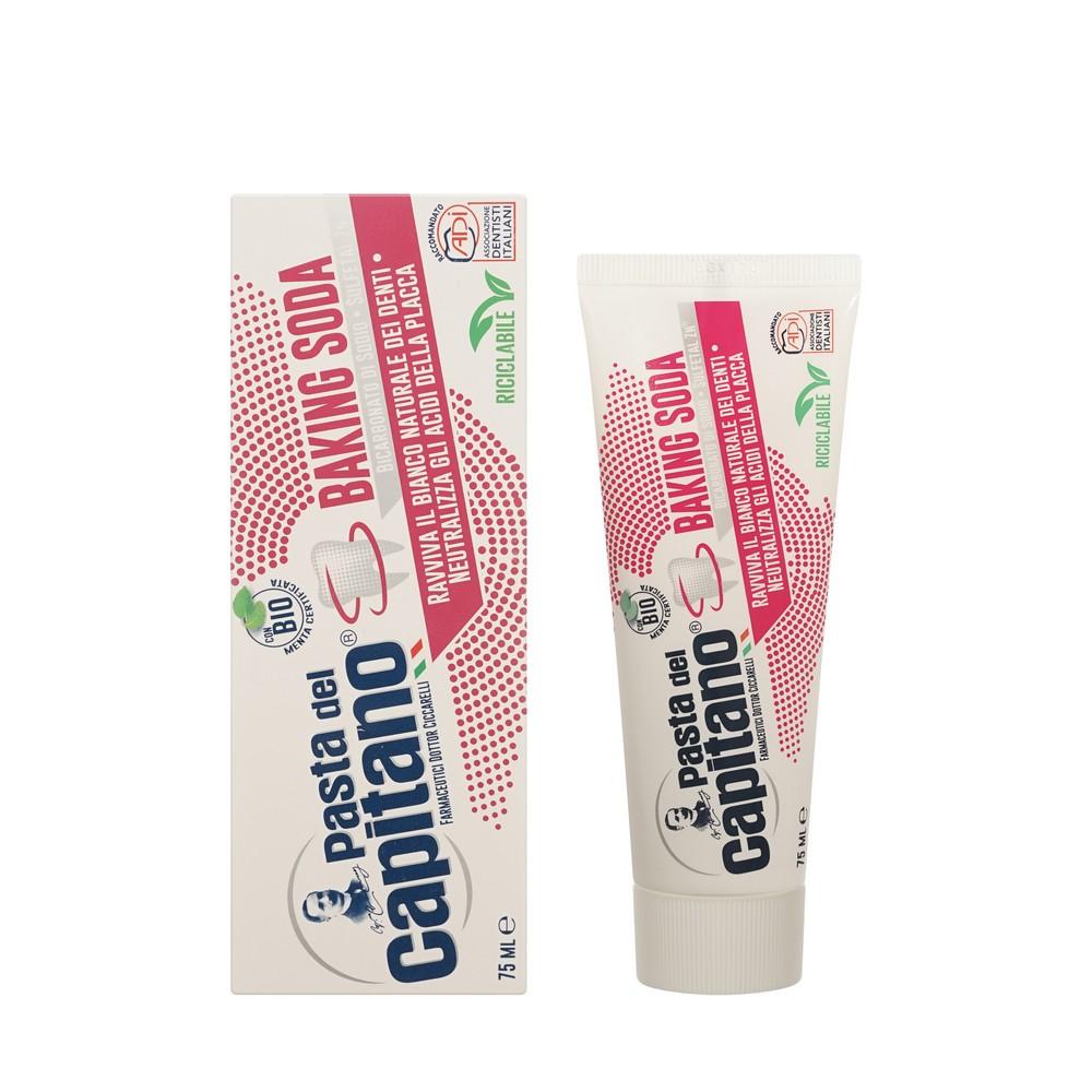 Зубная паста отбеливающая Pasta del Capitano Baking Soda 75мл