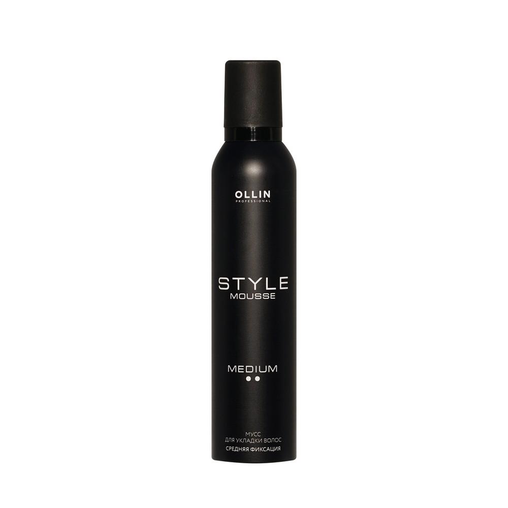 Мусс для укладки волос средней фиксации Ollin Professional Style Mousse Medium 250мл