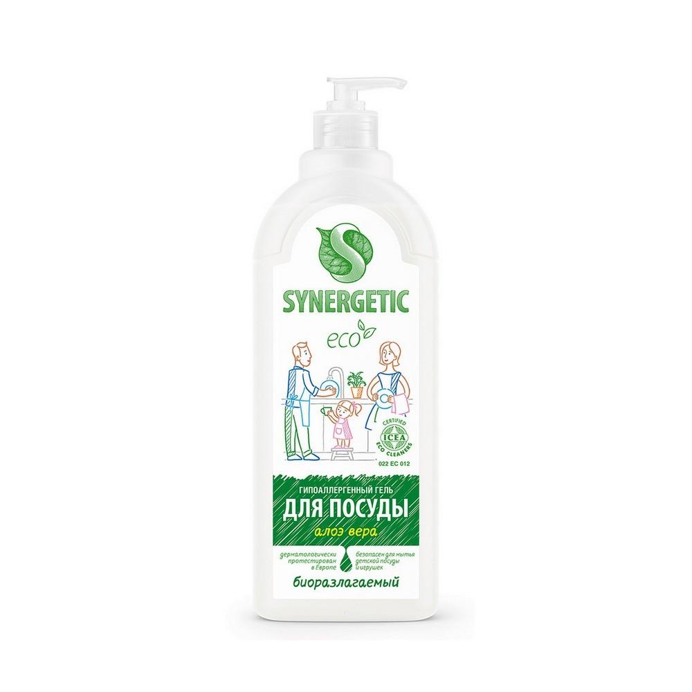Гель для мытья посуды Synergetic Алоэ 1л