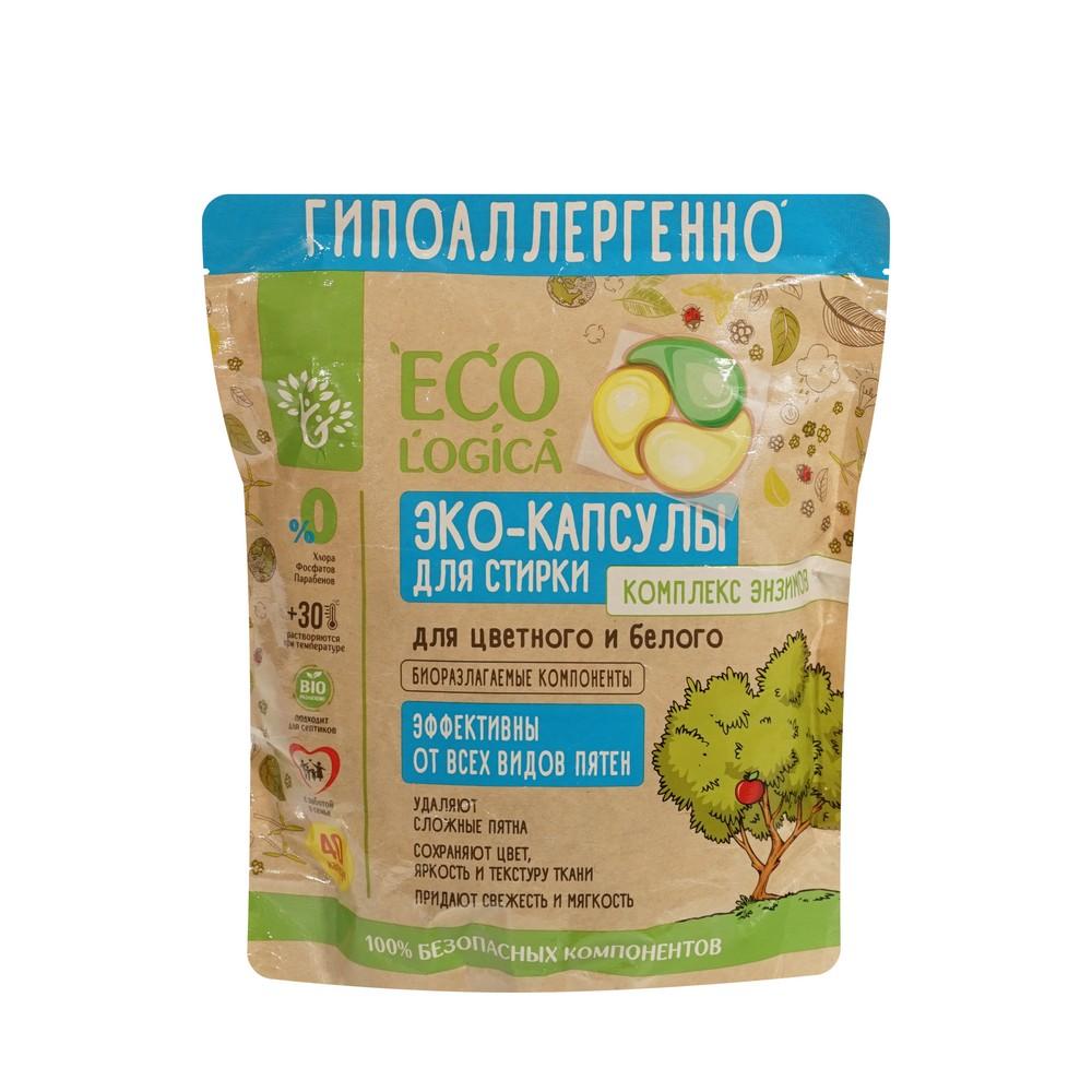Эко-капсулы для стирки Ecologica 40шт