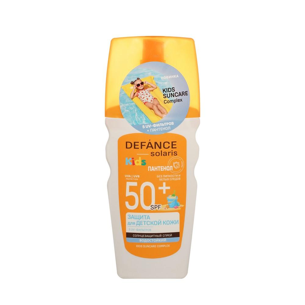 Детский солнцезащитный спрей Defance Solaris Kids с пантенолом SPF 50+ 150мл