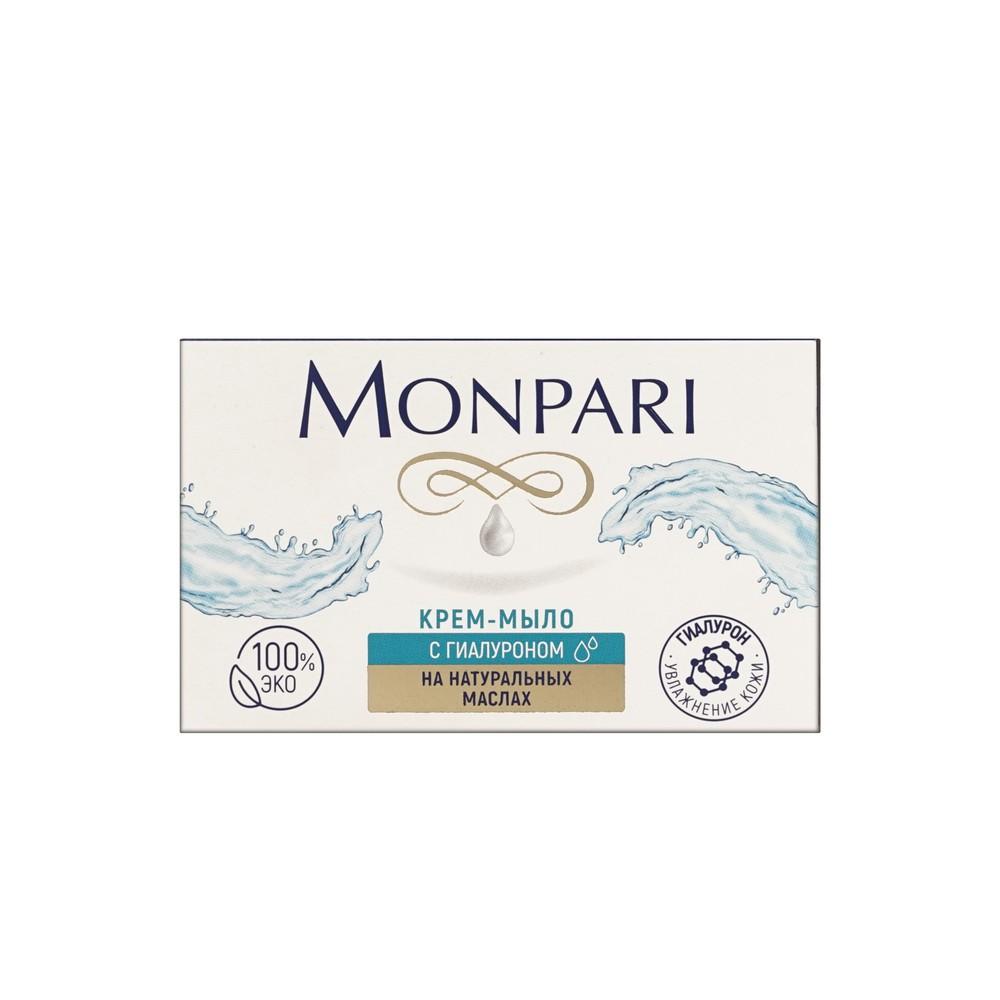 Крем - мыло твердое с гиалуроном Monpari 100г