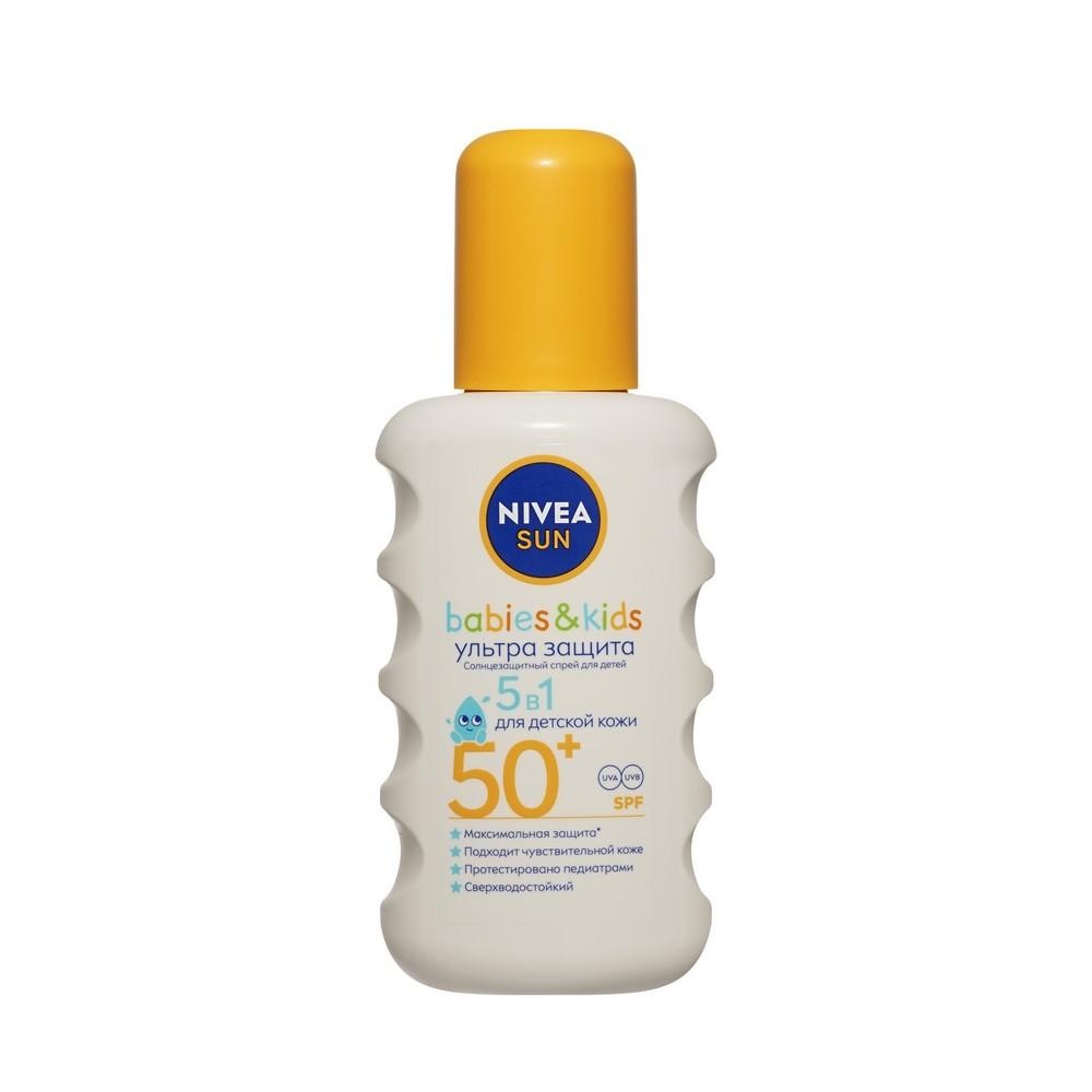 Солнцезащитный спрей для детей NIVEA Sun Babies & kids SPF 50+ 200мл