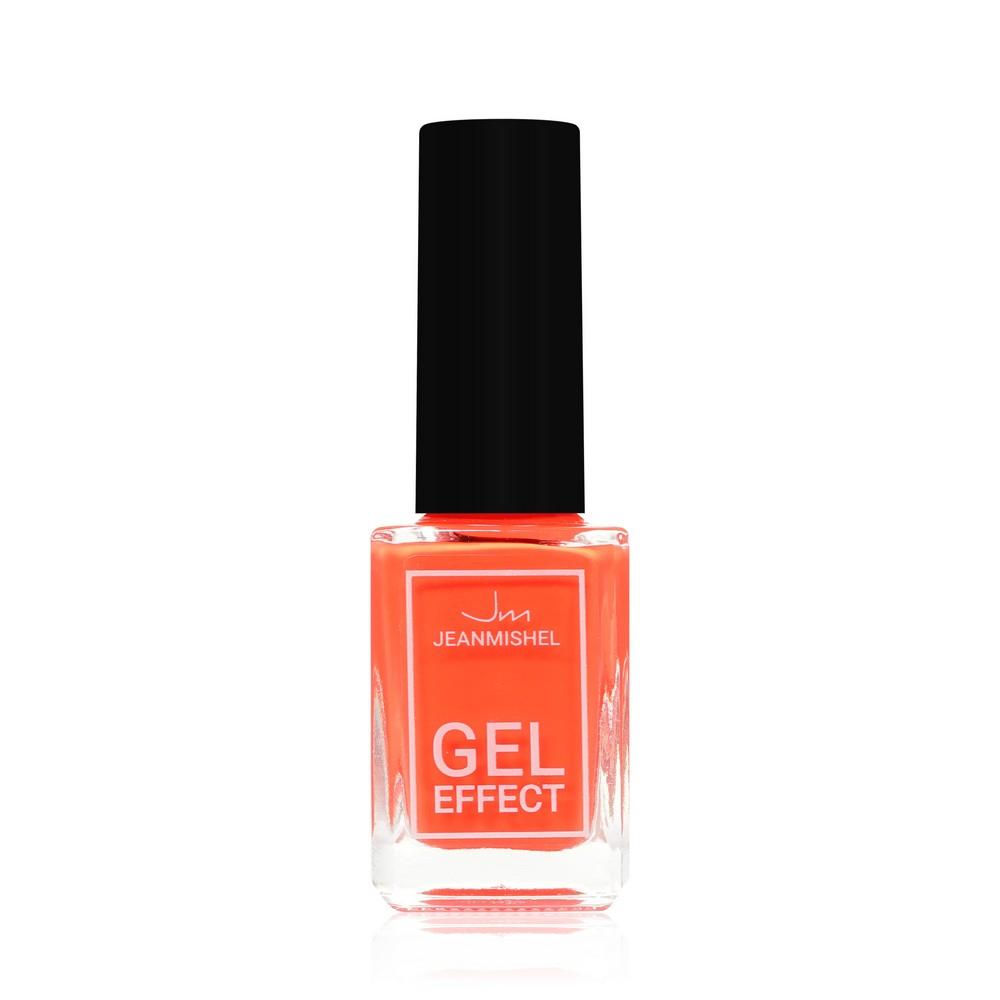 Лак для ногтей Jeanmishel GEL effect 327 матовый Оранжевый диско 12мл