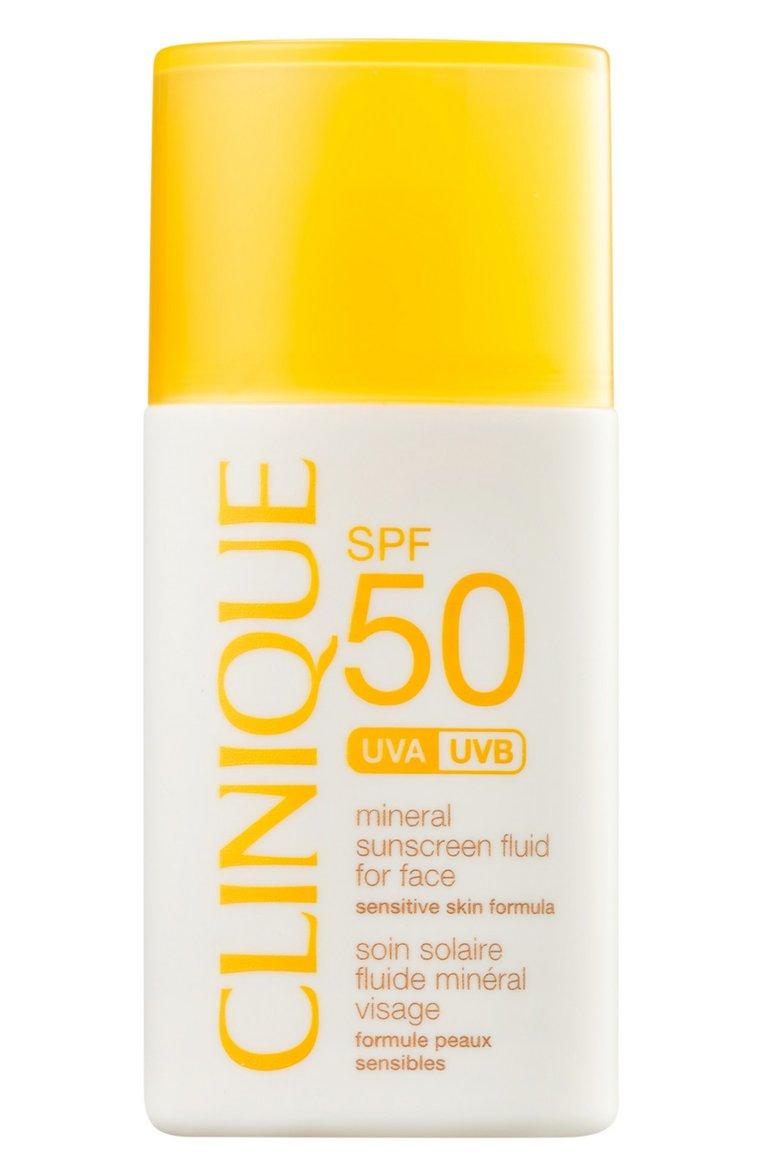 Солнцезащитный минеральный флюид для лица с SPF50 (30ml)