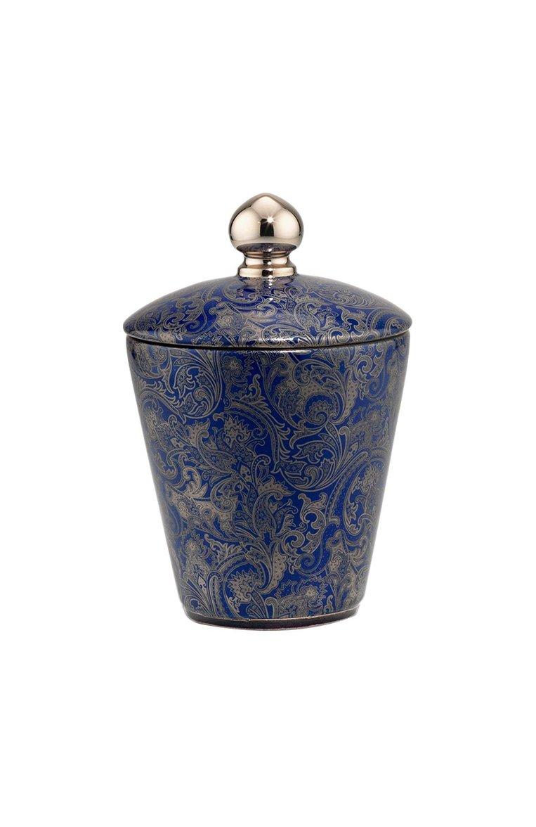 Подсвечник с крышкой Blue Fine Paisley