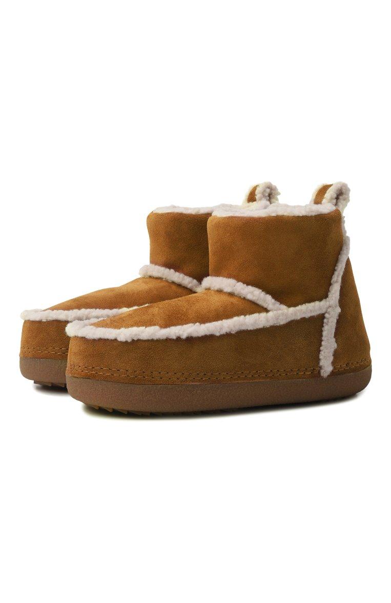 Замшевые сапоги Classic Shearling Low