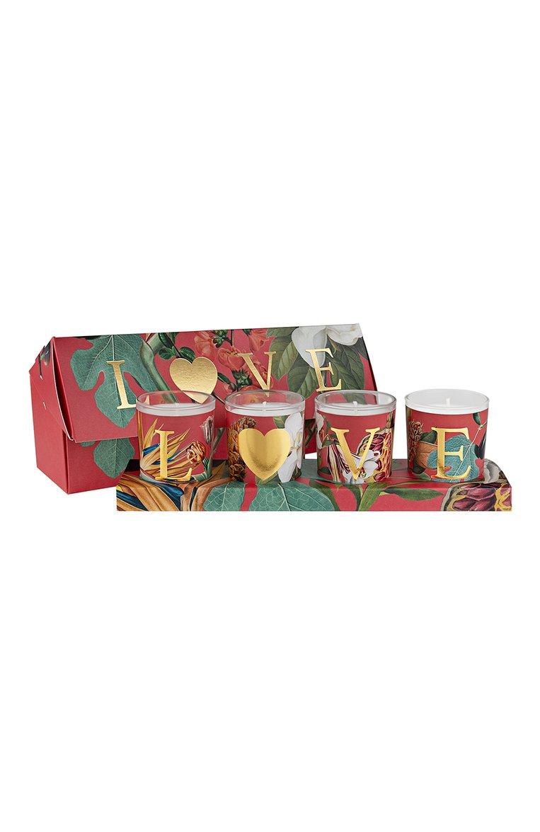 Набор ароматических свечей Love (4x70g)