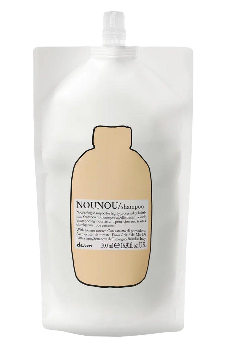 Рефил шампуня для питания поврежденных и ломких волос NOUNOU (500ml)