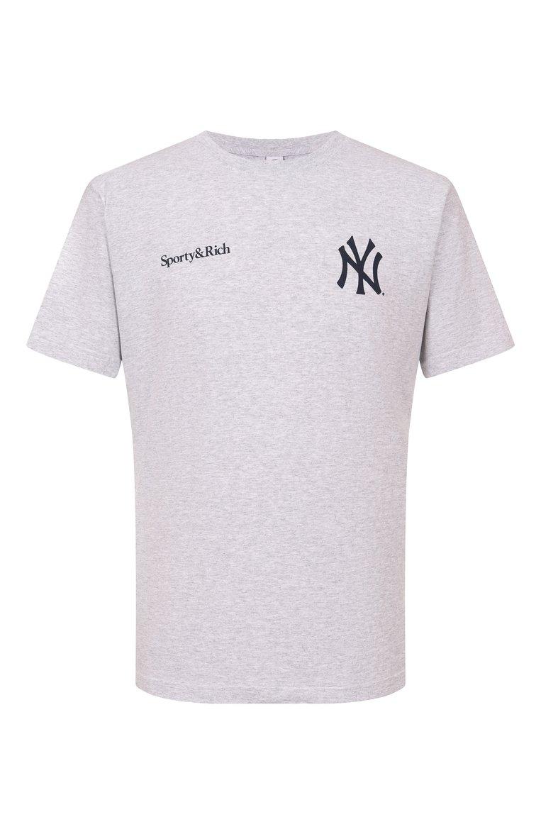 Хлопковая футболка Sporty & Rich x '47 & The New York Yankees