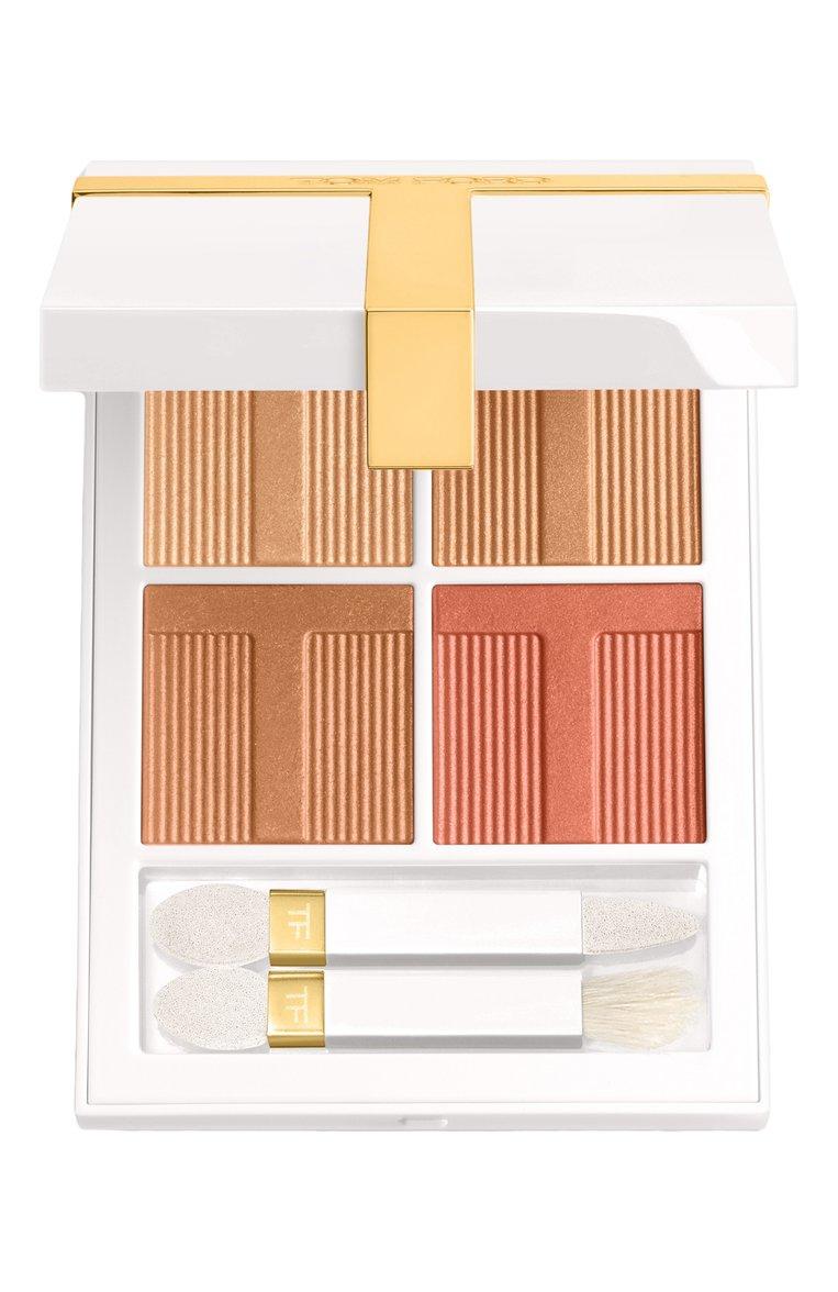 Палетка теней Soleil Eye Color Quad Lumière, оттенок 41 Peach Dawn (7,2g)