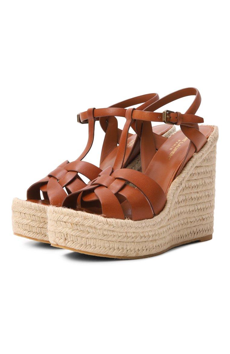 Кожаные босоножки Espadrille