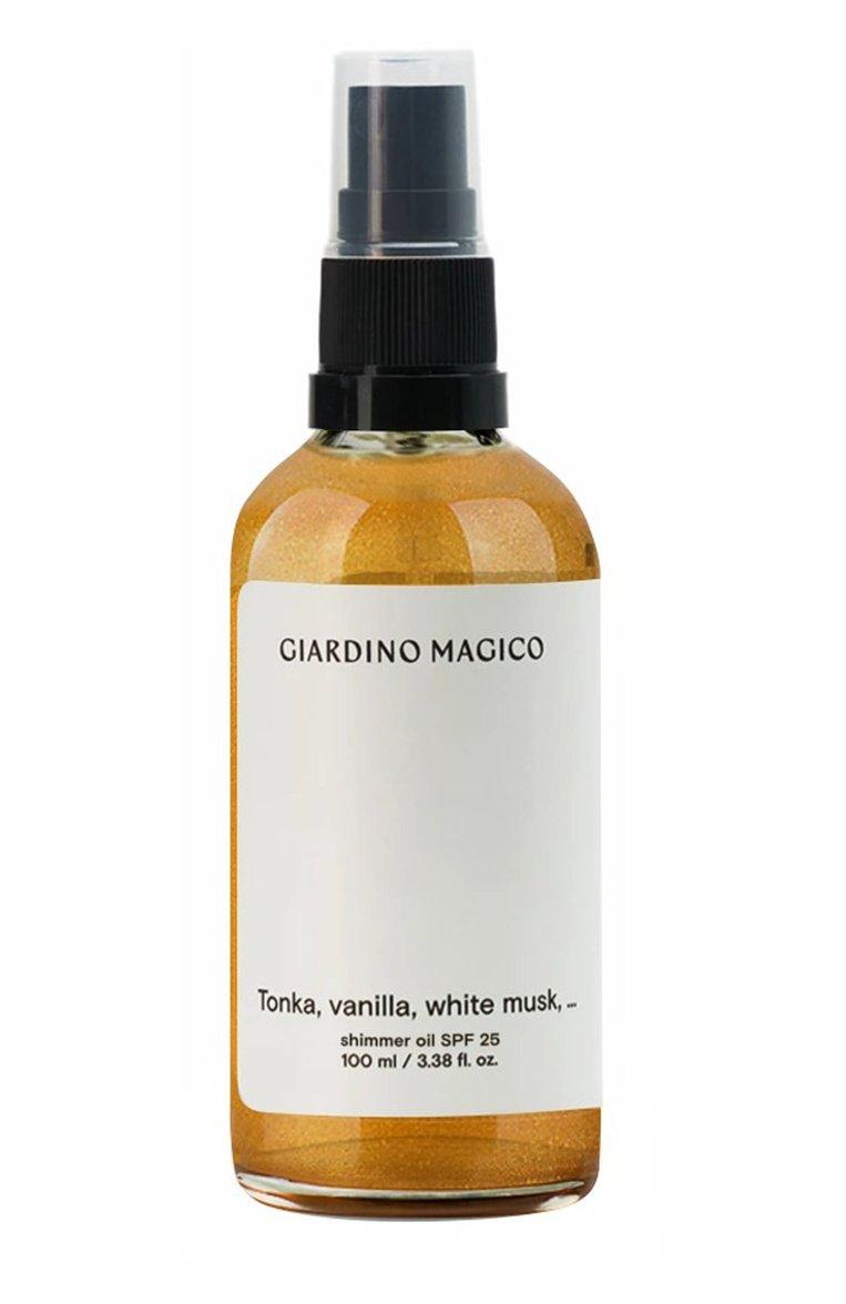 Сухое масло для тела с шиммером SPF 25 Tonka, Vanilla, White Musk (100ml)