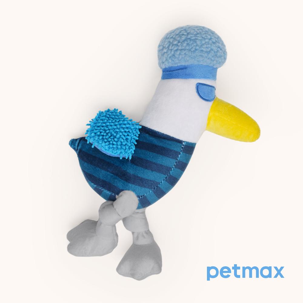 Petmax Игрушка для собак средних пород Птица, 21х8х2,5 см, разноцветный