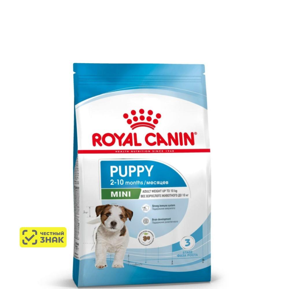 Royal Canin Mini Puppy Сухой корм для щенков мелких пород в возрасте от 2 до 10 месяцев, 800 гр.