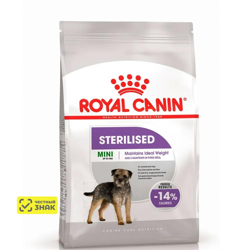 Royal Canin Mini Sterilised Сухой корм для стерилизованных собак маленьких пород, 3 кг