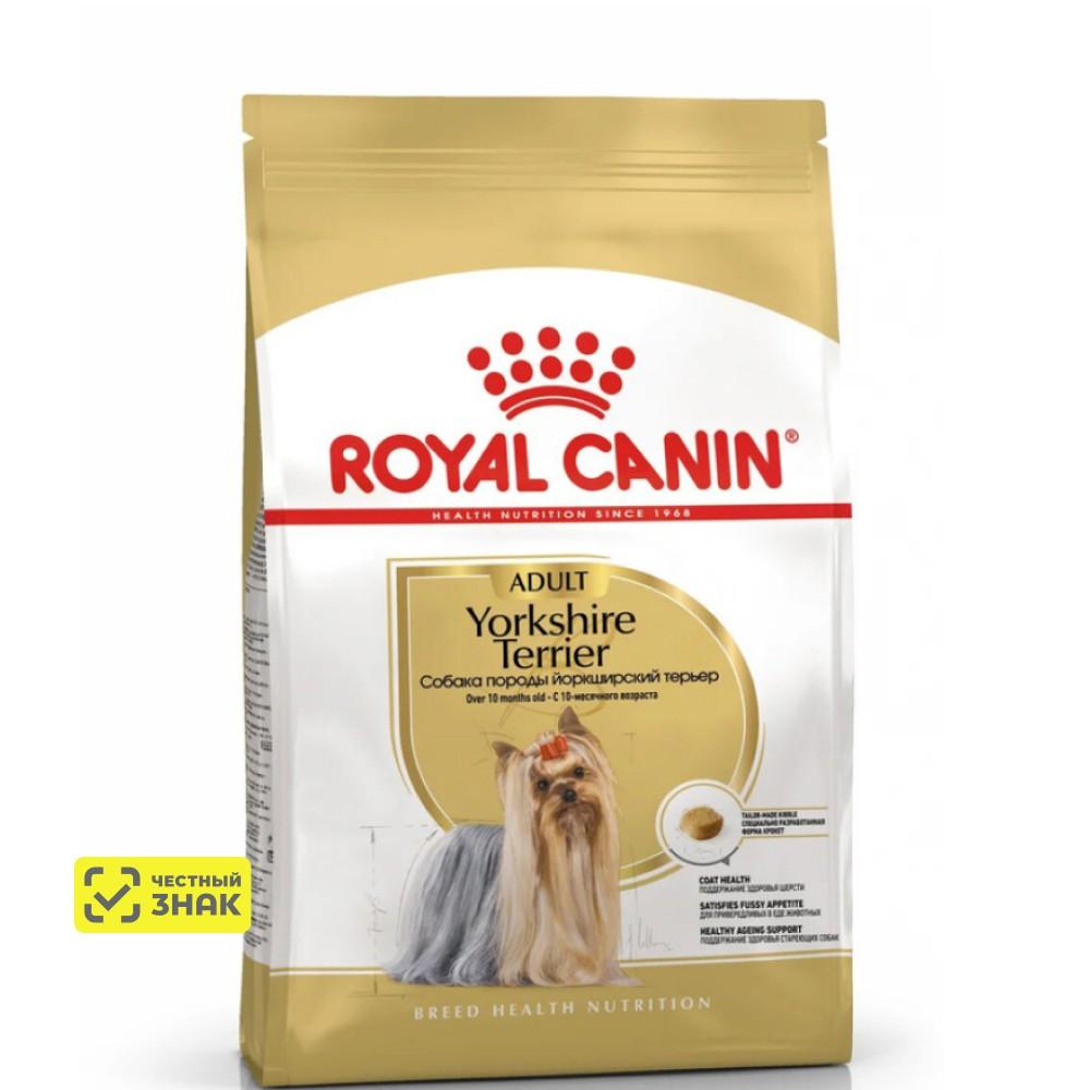 Royal Canin Yorkshire Terrier Adult Сухой корм для собак породы йоркширский терьер старше 10 месяцев, 3 кг