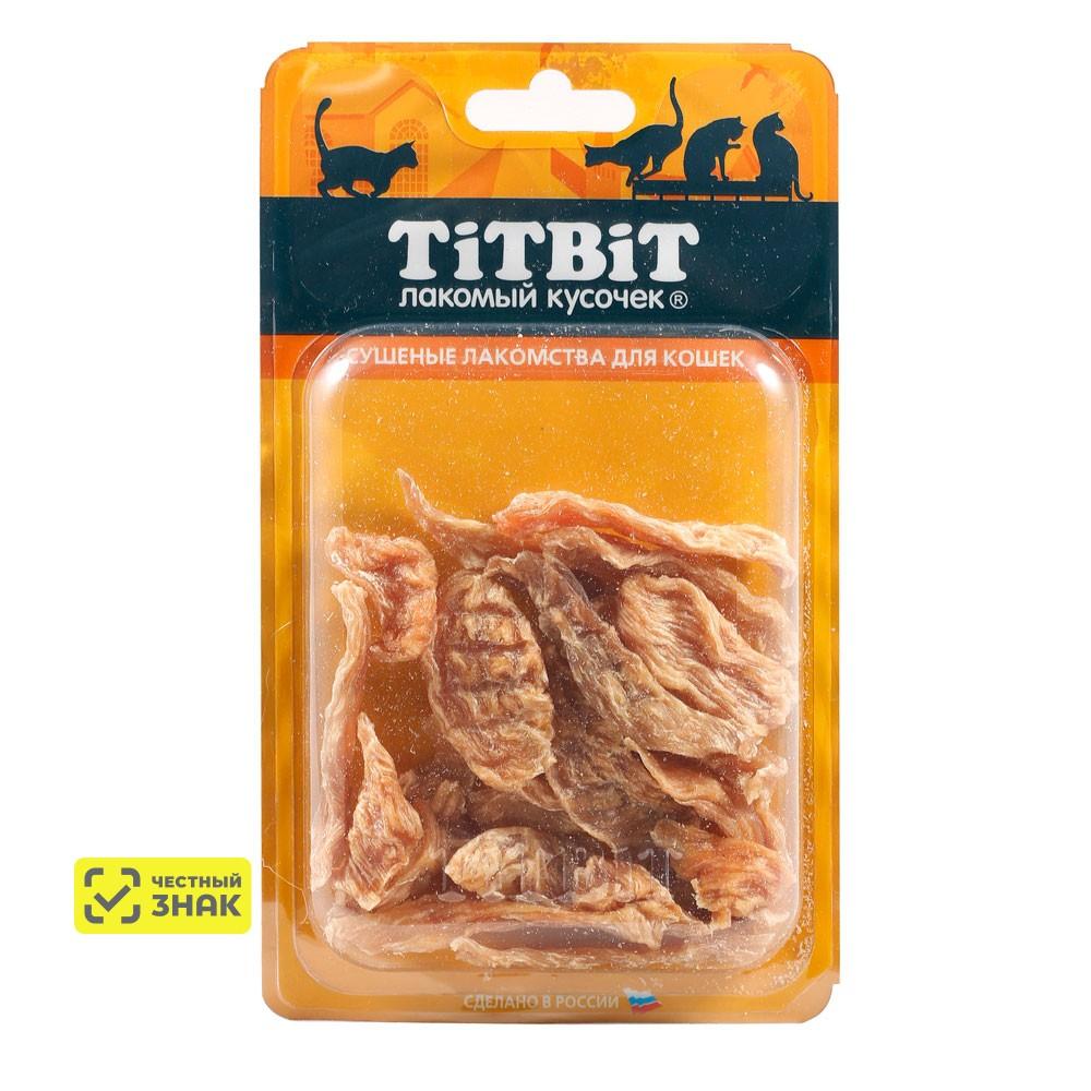 TiTBiT Лакомство Филе куриное соломка для кошек