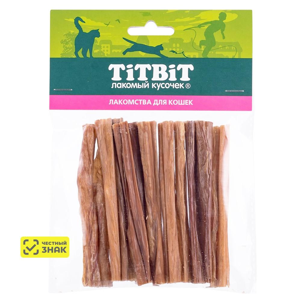 TiTBiT Лакомство Кишки говяжьи для кошек, 32 гр.
