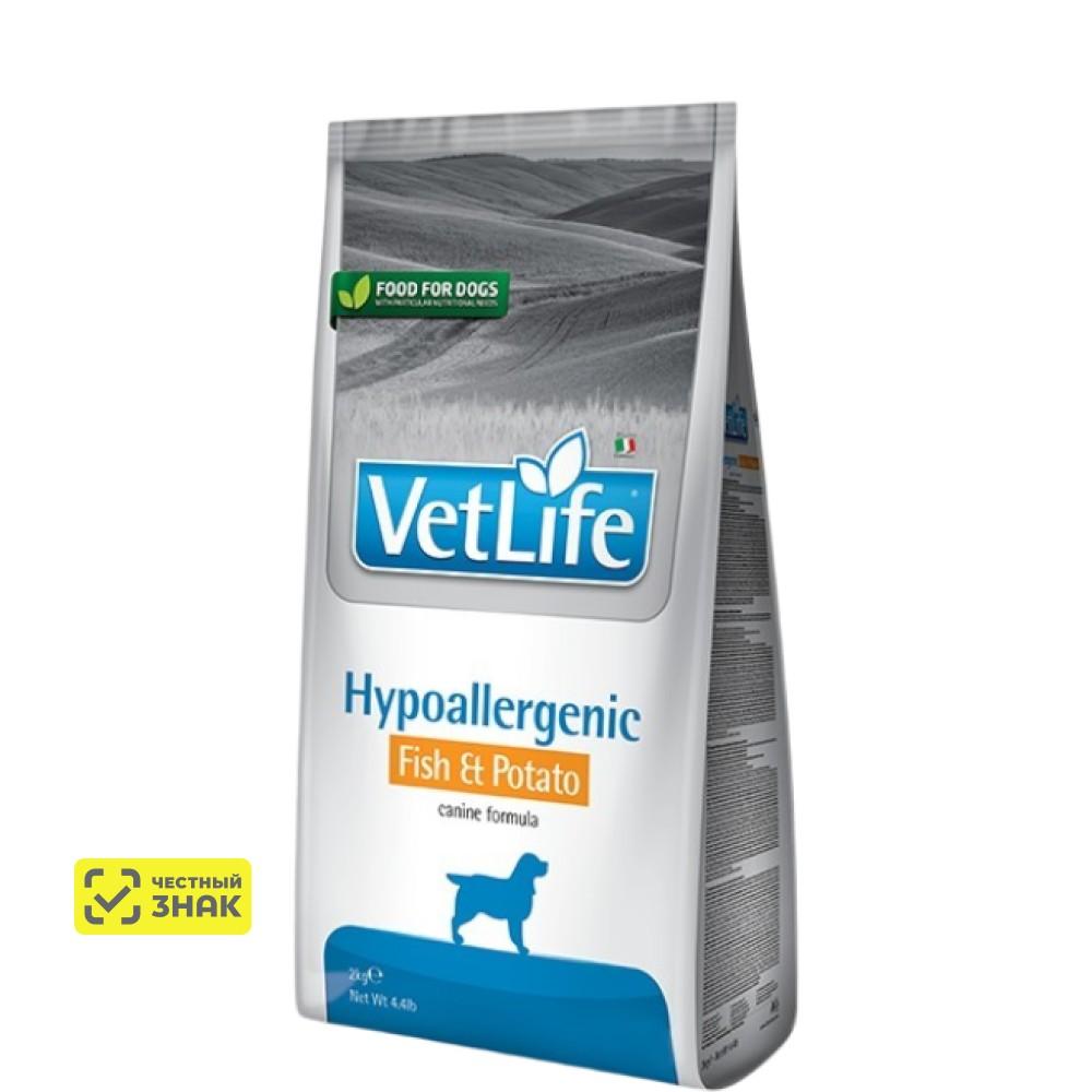 Farmina Vet Life Hypoallergenic Сухой диетический корм для собак, гипоаллергенный, 2 кг