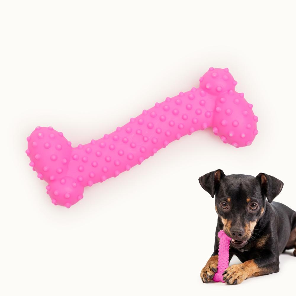 Pet hobby Игрушка для собак мелких пород Косточка с ароматом говядины, 10,5 см, цвет в ассортименте
