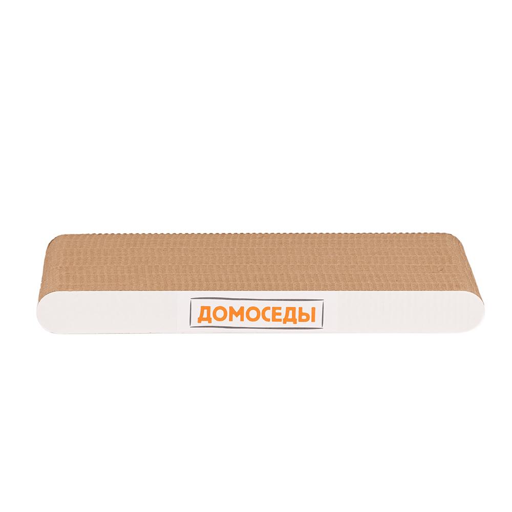 Домоседы Когтеточка для кошек Flat mini (50x24x5 см) из гофрированного картона для кошек