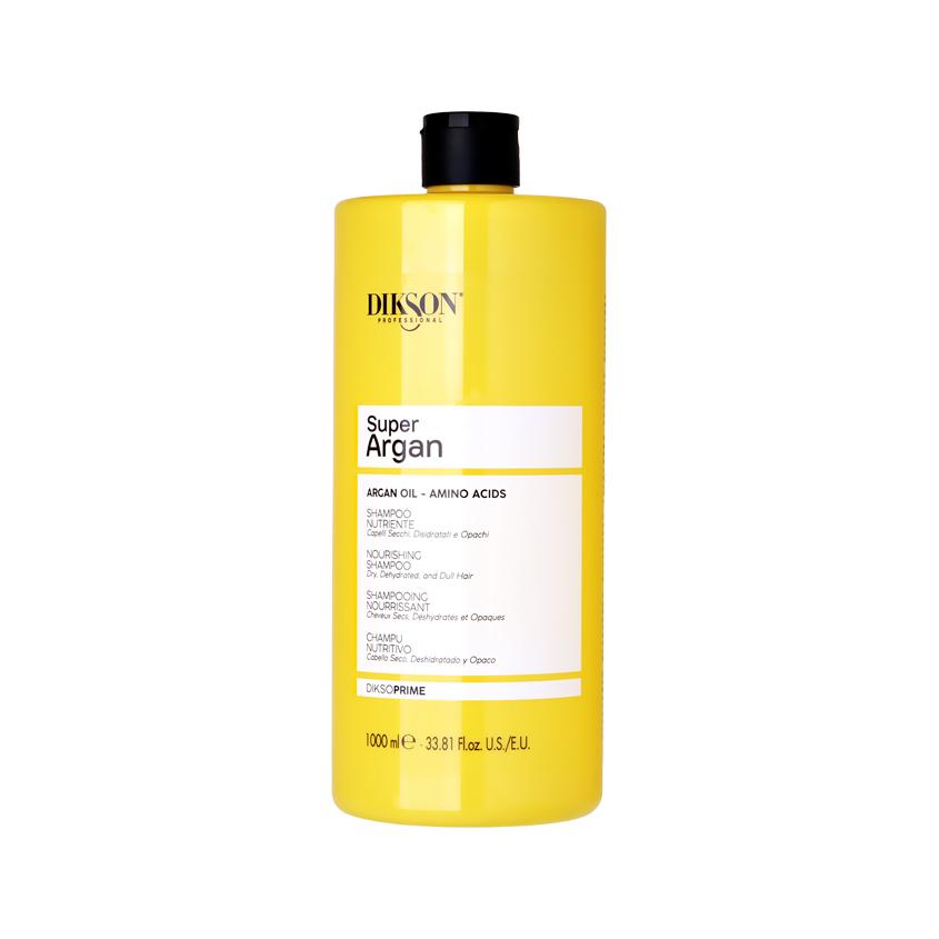 Шампунь для волос `DIKSON` `DIKSOPRIME` SUPER ARGAN питательный для сухих волос с маслом арганы 1000 мл