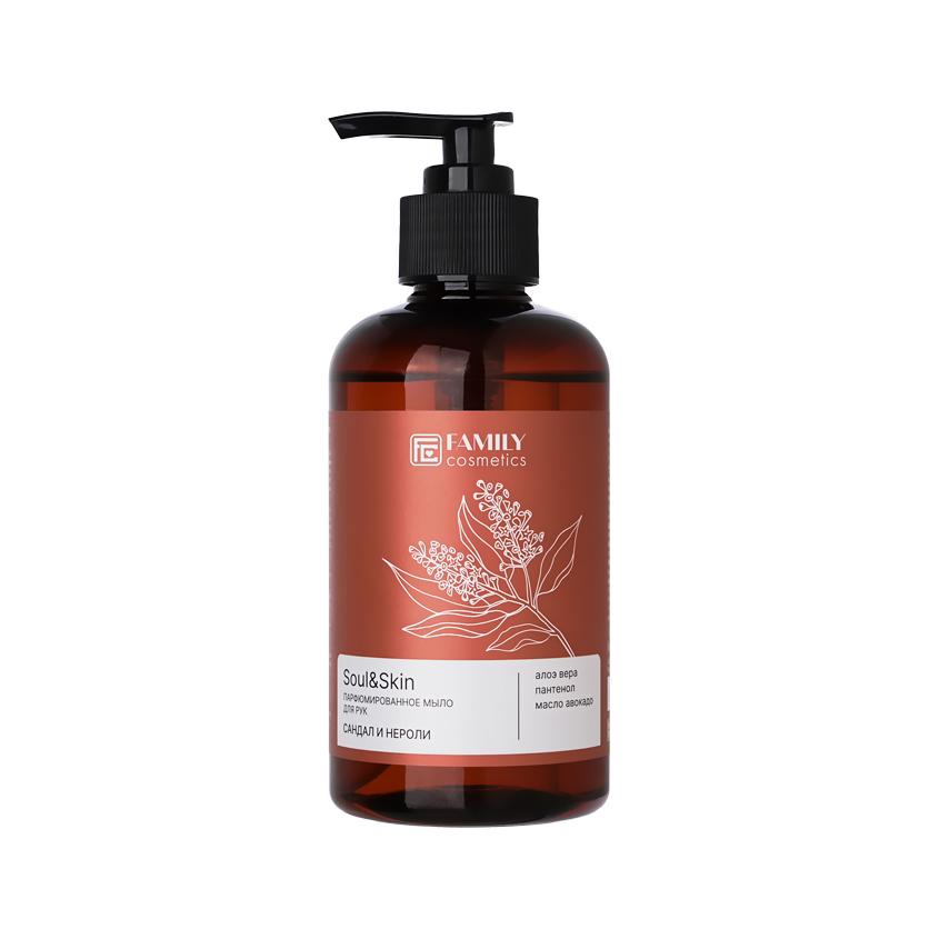 Жидкое мыло `FAMILY COSMETICS` SOUL&SKIN парфюмированное Сандал и нероли 285 мл