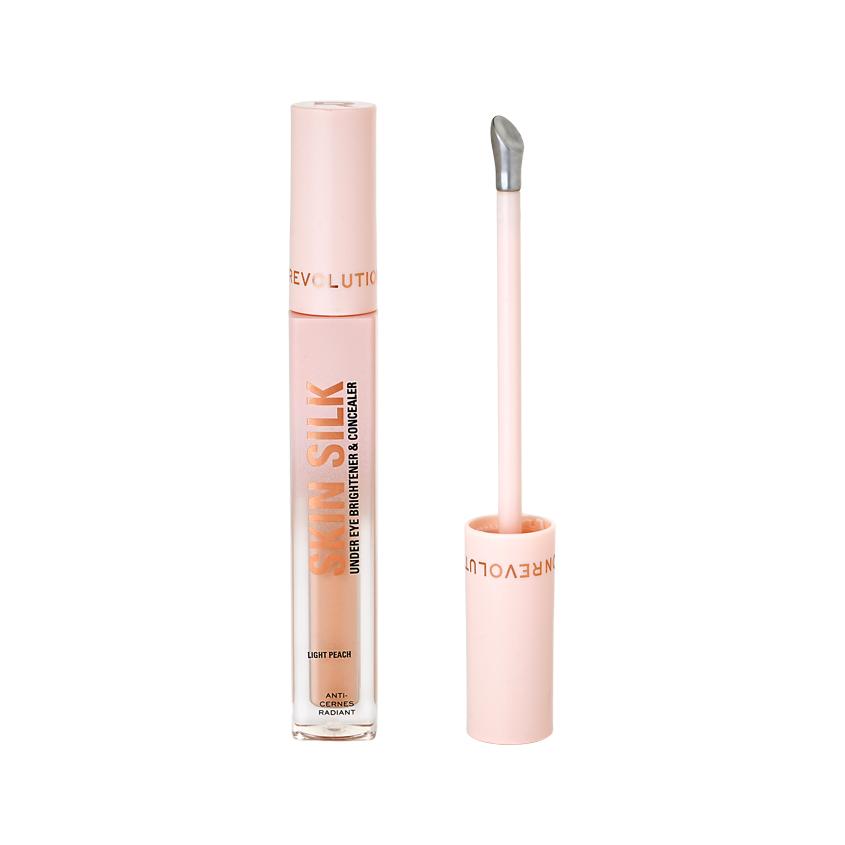 Консилер для лица `REVOLUTION` SKIN SILK увлажняющий тон Light peach