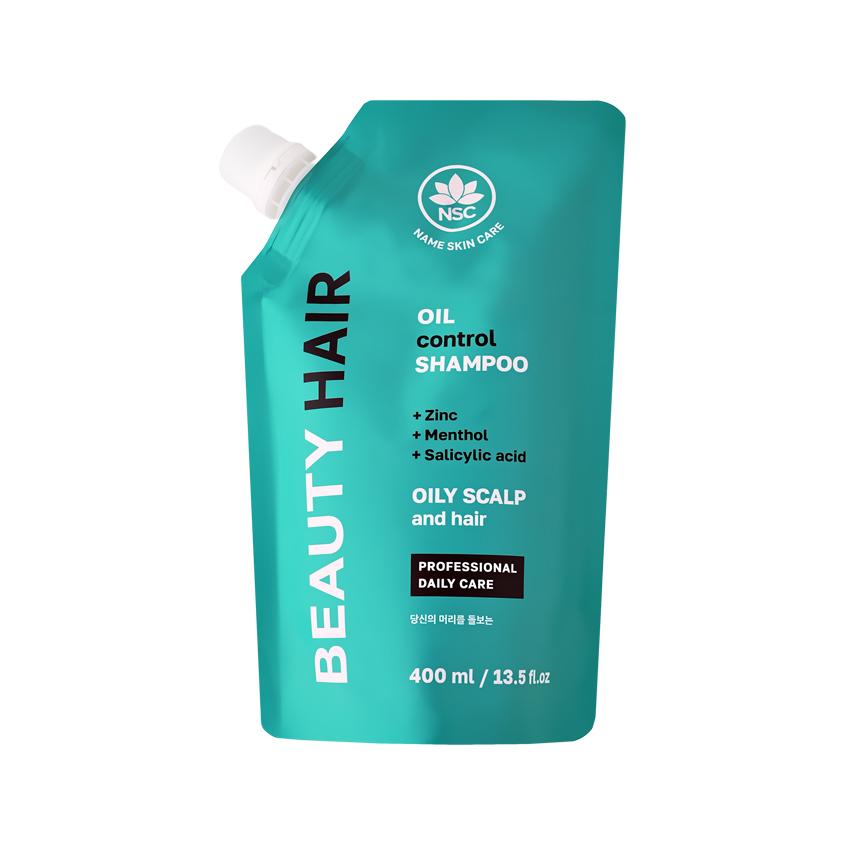 Шампунь для волос `NSC` BEAUTY HAIR для жирной кожи головы 400 мл